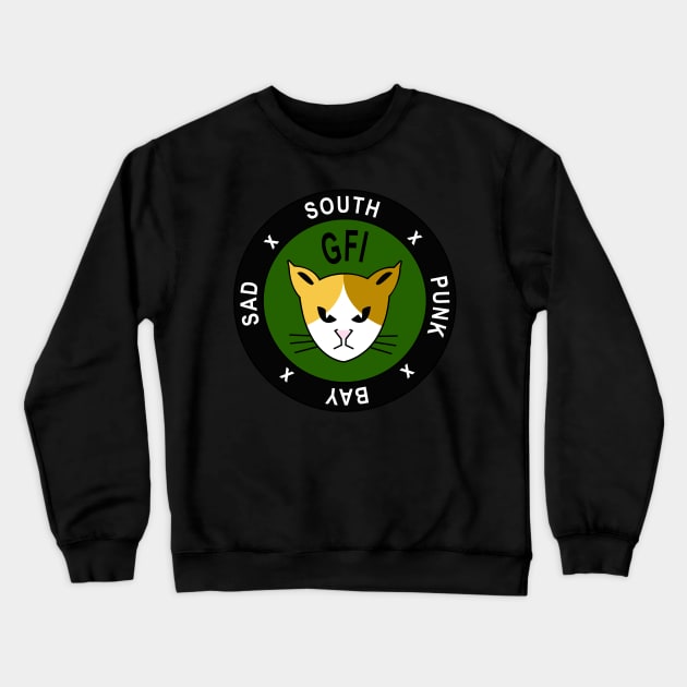 South Bay Sad Punk Crewneck Sweatshirt by Green Interstate